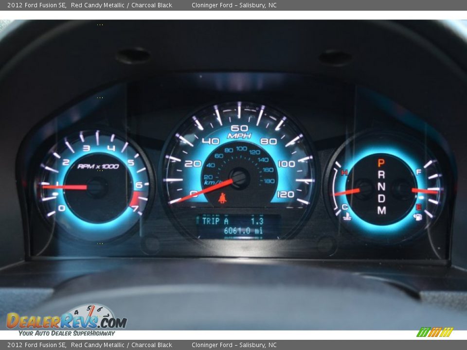 2012 Ford Fusion SE Red Candy Metallic / Charcoal Black Photo #25