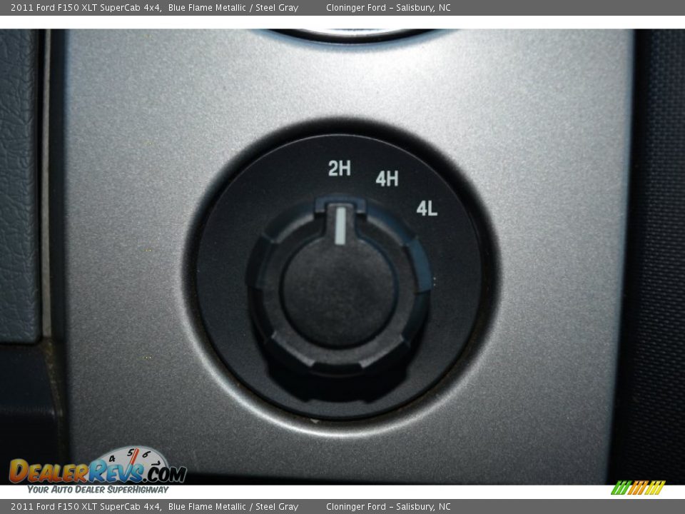 2011 Ford F150 XLT SuperCab 4x4 Blue Flame Metallic / Steel Gray Photo #17