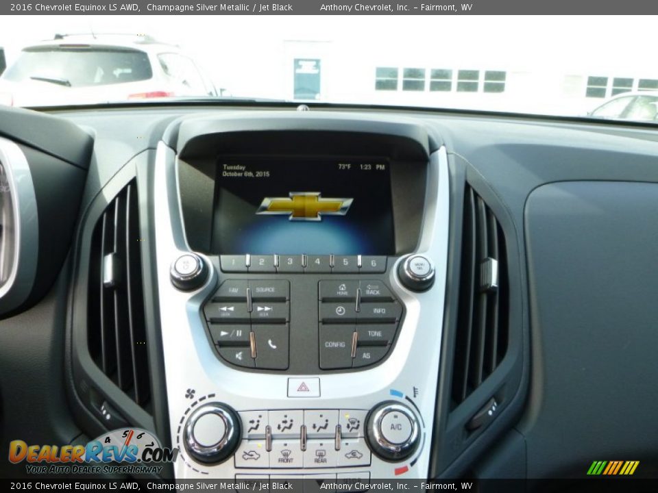 2016 Chevrolet Equinox LS AWD Champagne Silver Metallic / Jet Black Photo #17