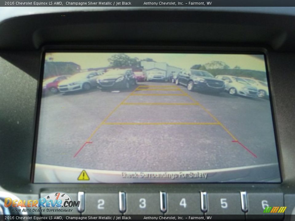 2016 Chevrolet Equinox LS AWD Champagne Silver Metallic / Jet Black Photo #18
