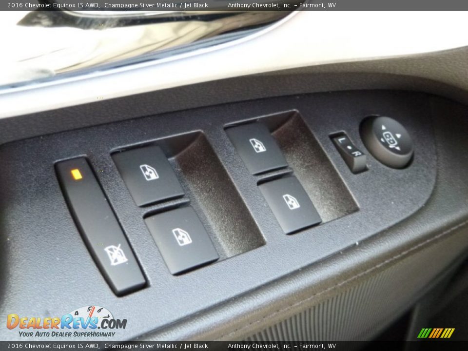 2016 Chevrolet Equinox LS AWD Champagne Silver Metallic / Jet Black Photo #20