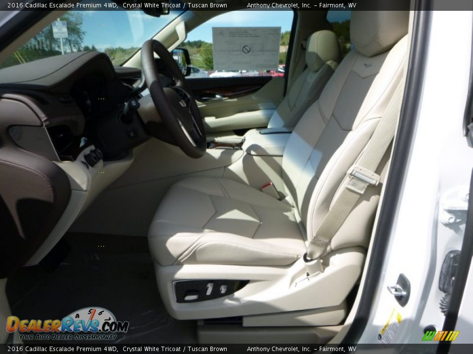 Tuscan Brown Interior - 2016 Cadillac Escalade Premium 4WD Photo #13