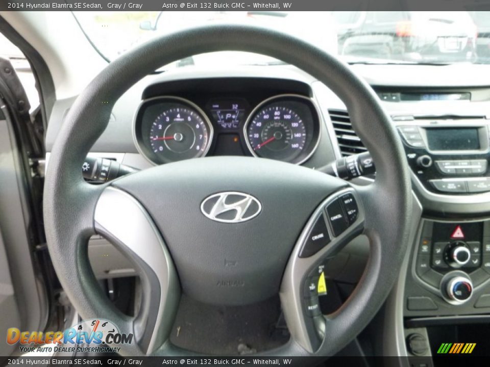 2014 Hyundai Elantra SE Sedan Gray / Gray Photo #19