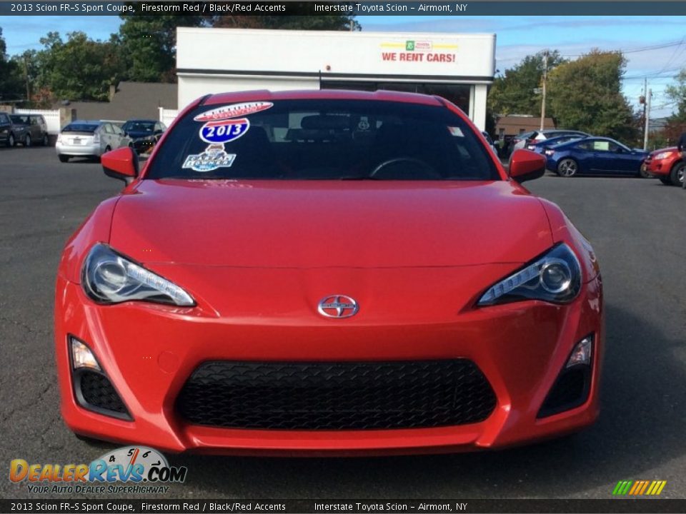2013 Scion FR-S Sport Coupe Firestorm Red / Black/Red Accents Photo #2