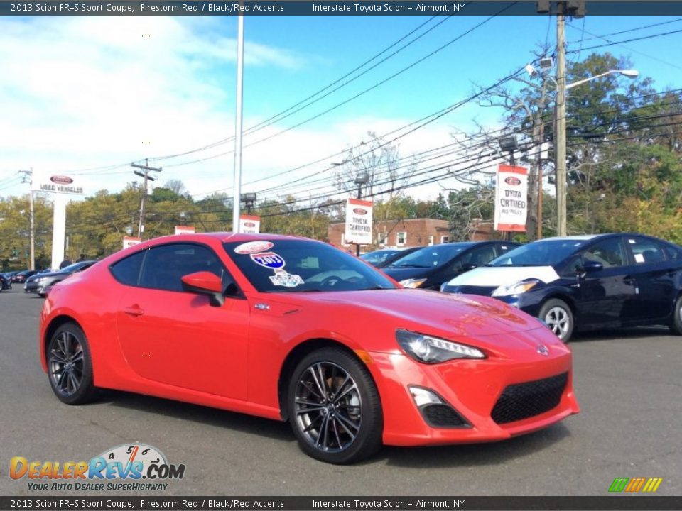 2013 Scion FR-S Sport Coupe Firestorm Red / Black/Red Accents Photo #3