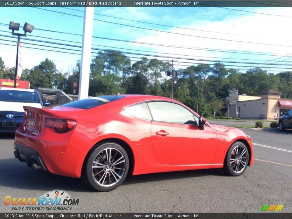 2013 Scion FR-S Sport Coupe Firestorm Red / Black/Red Accents Photo #4