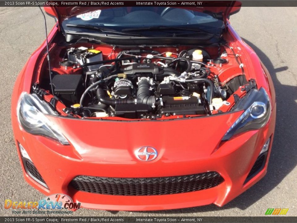 2013 Scion FR-S Sport Coupe Firestorm Red / Black/Red Accents Photo #23