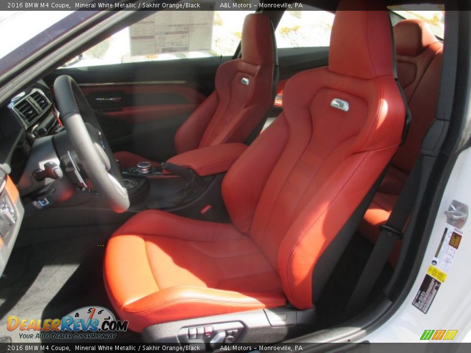 Front Seat of 2016 BMW M4 Coupe Photo #12