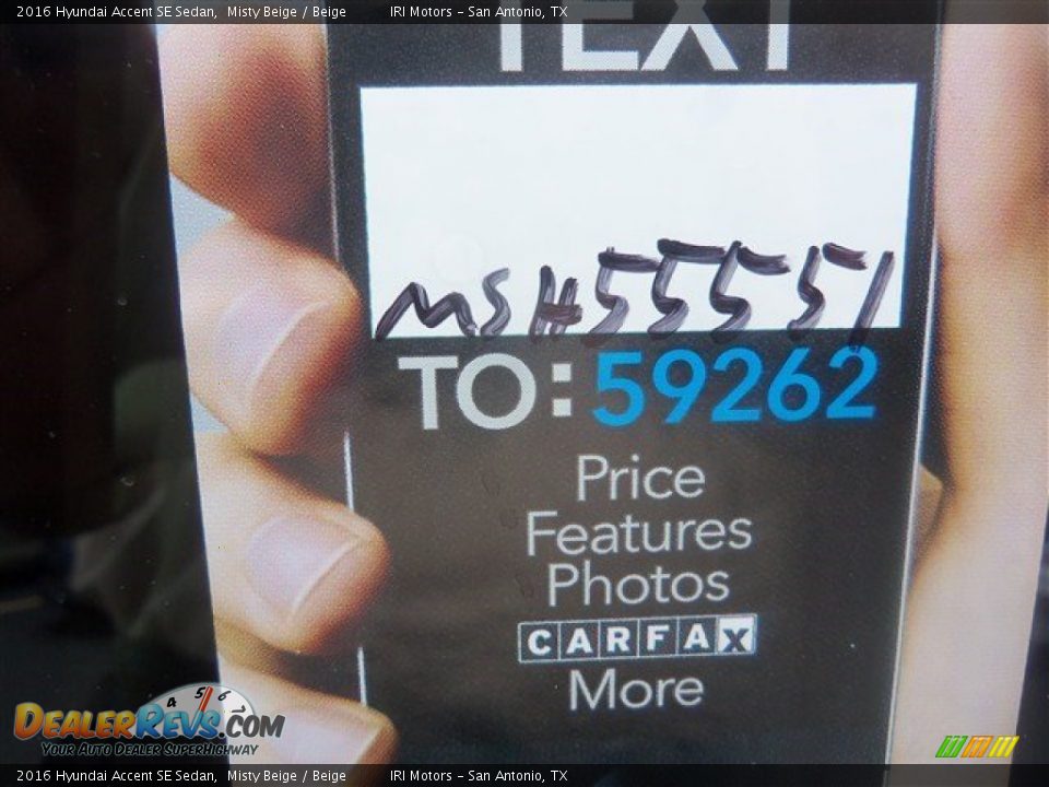 Dealer Info of 2016 Hyundai Accent SE Sedan Photo #4