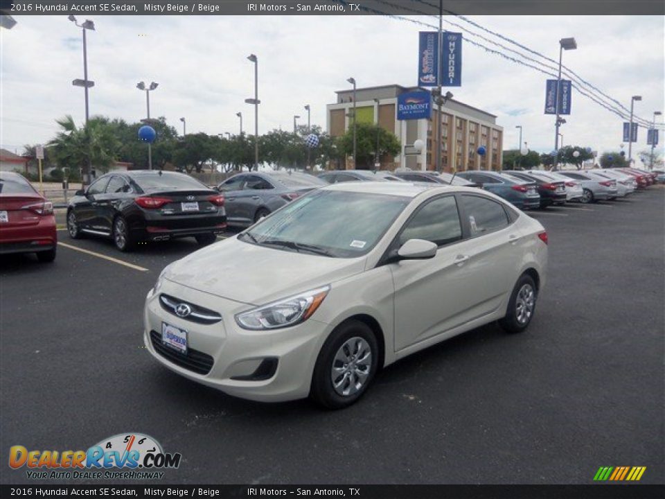 2016 Hyundai Accent SE Sedan Misty Beige / Beige Photo #6