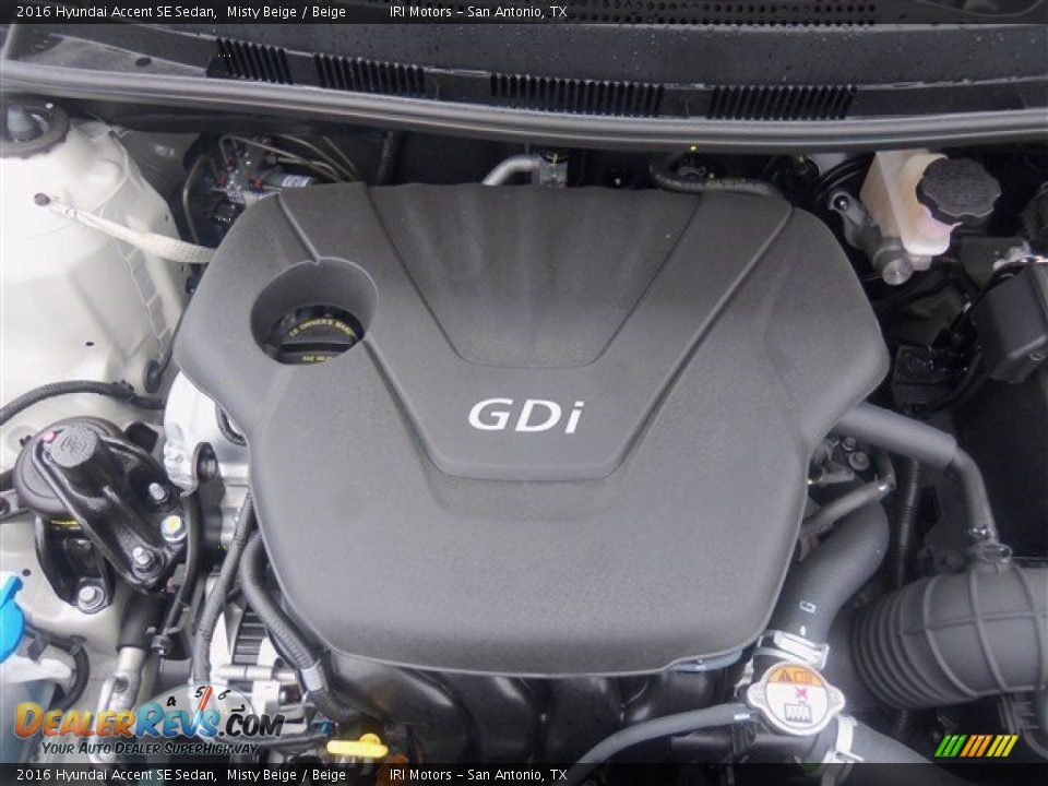 2016 Hyundai Accent SE Sedan Misty Beige / Beige Photo #7