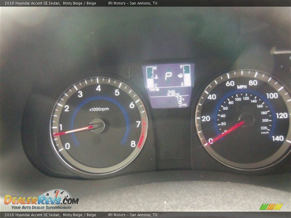 2016 Hyundai Accent SE Sedan Misty Beige / Beige Photo #23