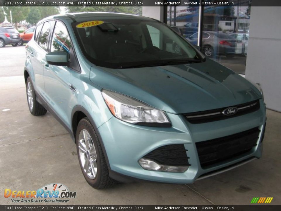 2013 Ford Escape SE 2.0L EcoBoost 4WD Frosted Glass Metallic / Charcoal Black Photo #1