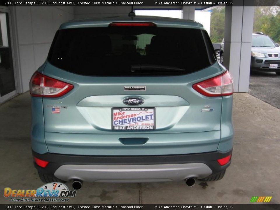 2013 Ford Escape SE 2.0L EcoBoost 4WD Frosted Glass Metallic / Charcoal Black Photo #17