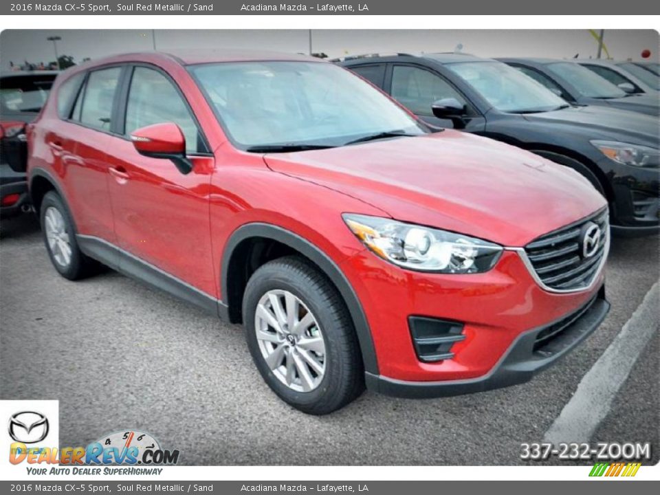 2016 Mazda CX-5 Sport Soul Red Metallic / Sand Photo #4