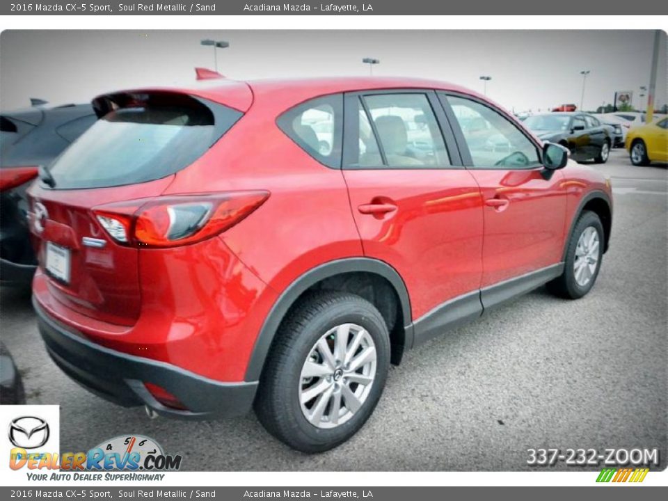 2016 Mazda CX-5 Sport Soul Red Metallic / Sand Photo #5