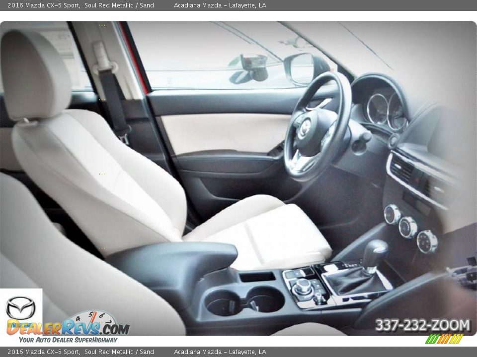 2016 Mazda CX-5 Sport Soul Red Metallic / Sand Photo #7
