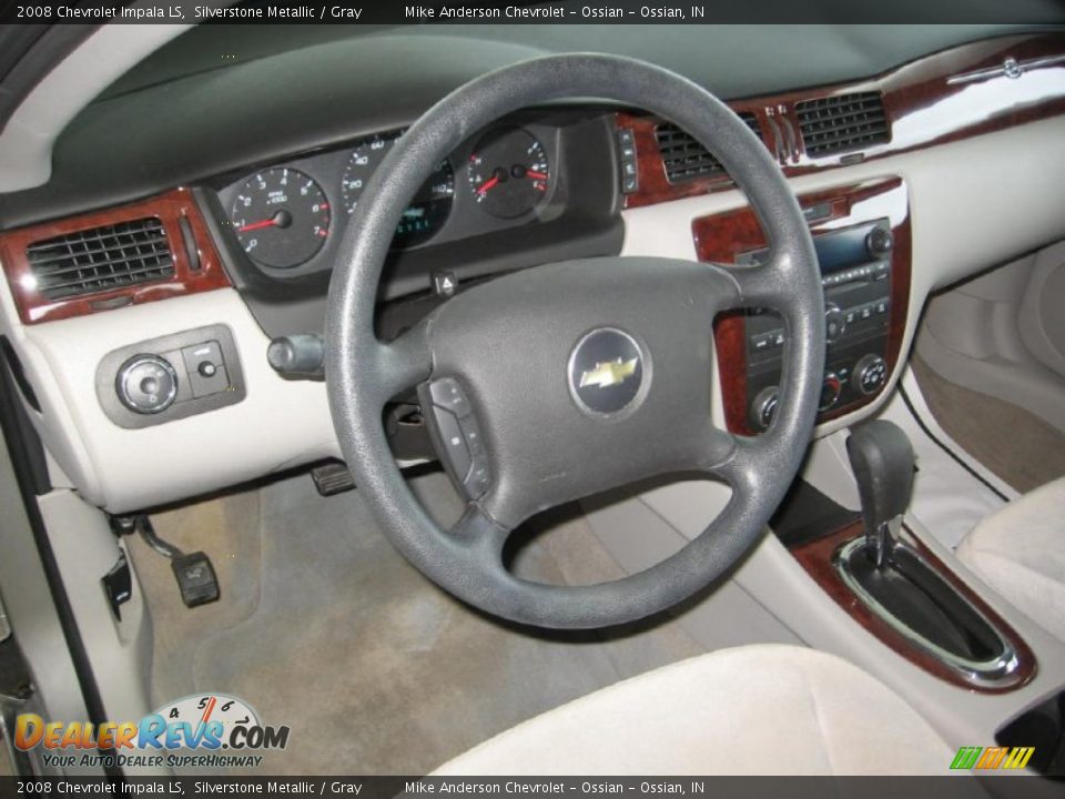 2008 Chevrolet Impala LS Silverstone Metallic / Gray Photo #6