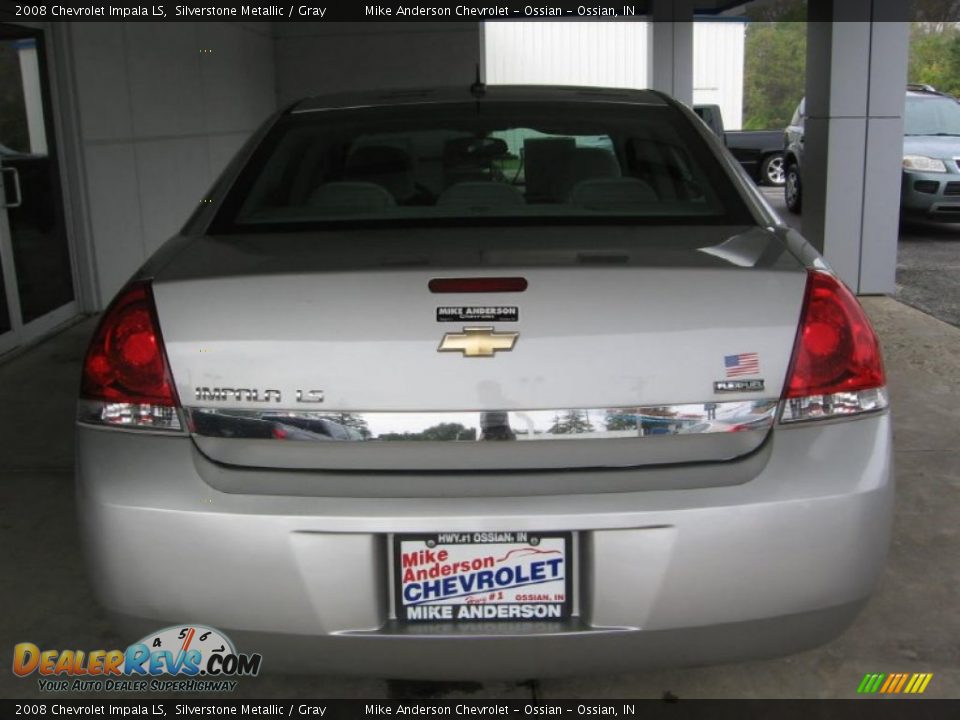 2008 Chevrolet Impala LS Silverstone Metallic / Gray Photo #16