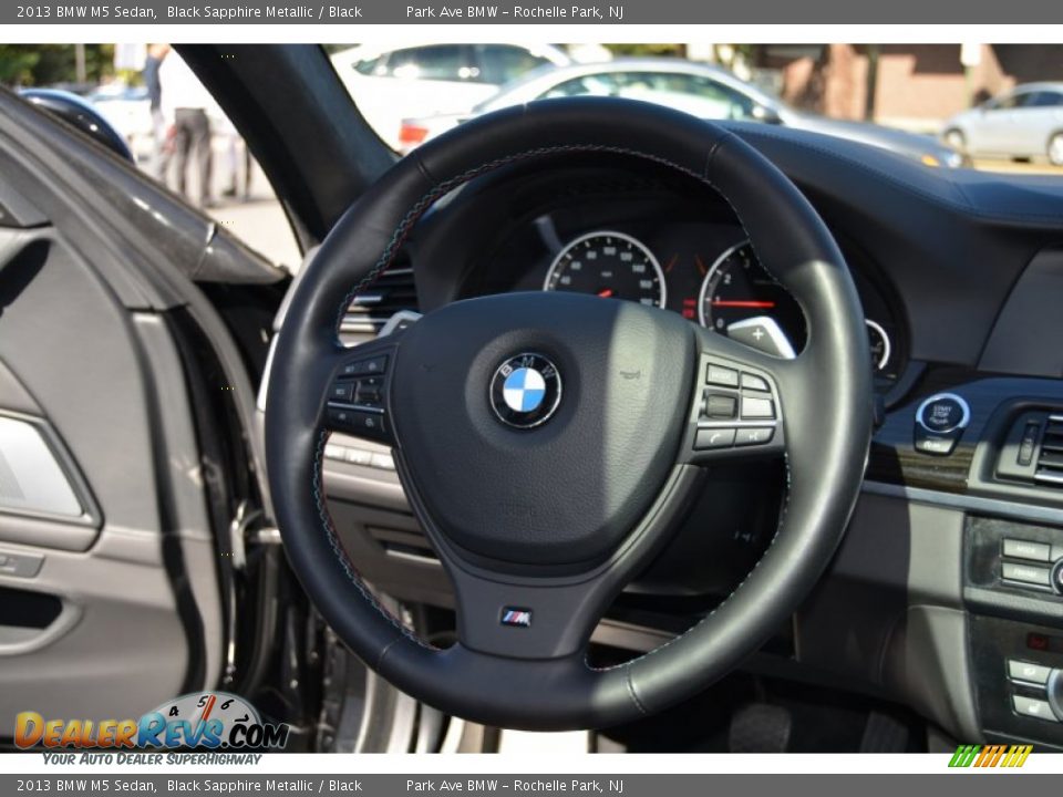 2013 BMW M5 Sedan Black Sapphire Metallic / Black Photo #16