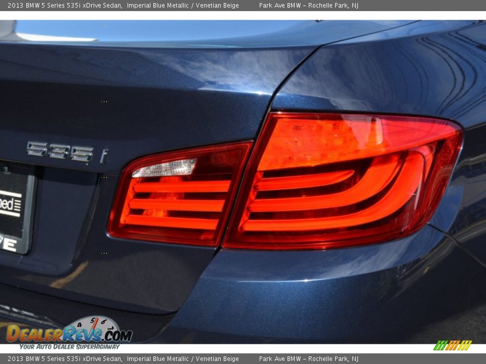 2013 BMW 5 Series 535i xDrive Sedan Imperial Blue Metallic / Venetian Beige Photo #22