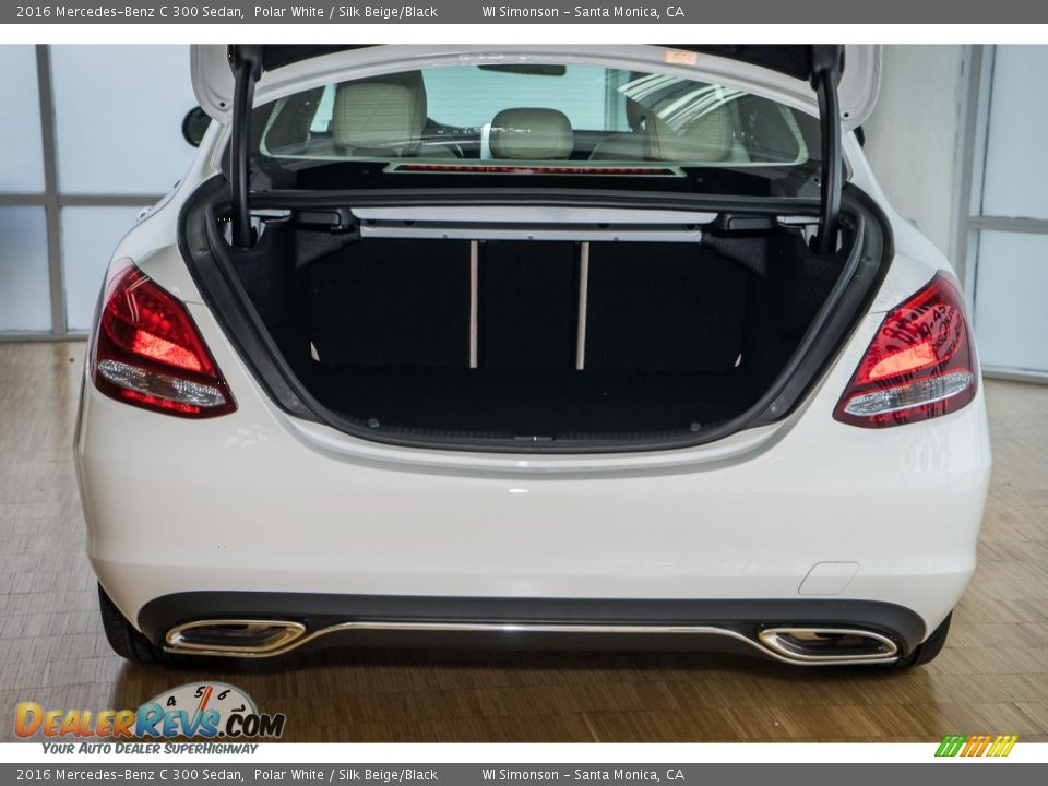 2016 Mercedes-Benz C 300 Sedan Polar White / Silk Beige/Black Photo #5