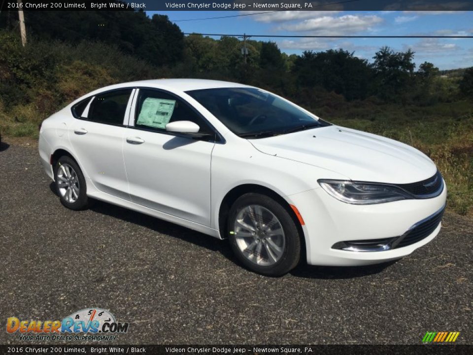 2016 Chrysler 200 Limited Bright White / Black Photo #2