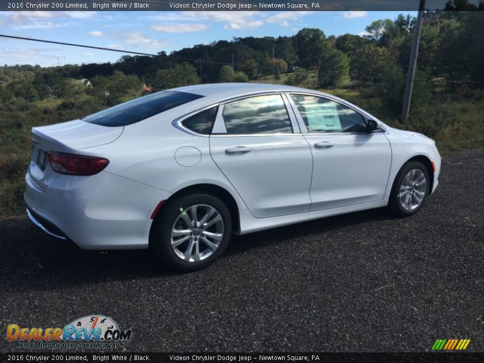 2016 Chrysler 200 Limited Bright White / Black Photo #3