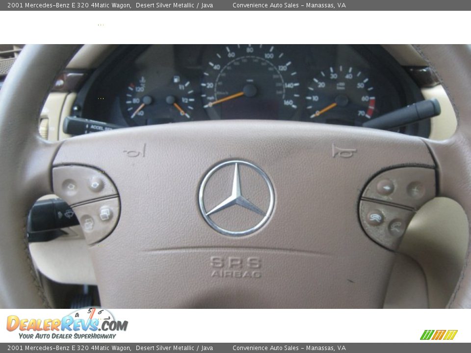 2001 Mercedes-Benz E 320 4Matic Wagon Steering Wheel Photo #21