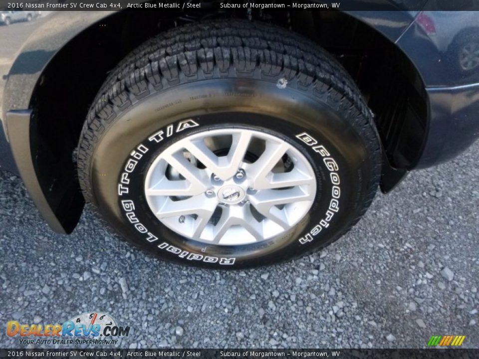 2016 Nissan Frontier SV Crew Cab 4x4 Arctic Blue Metallic / Steel Photo #2