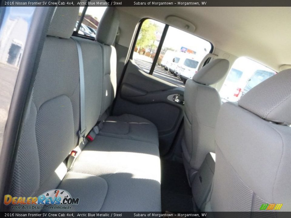 2016 Nissan Frontier SV Crew Cab 4x4 Arctic Blue Metallic / Steel Photo #6