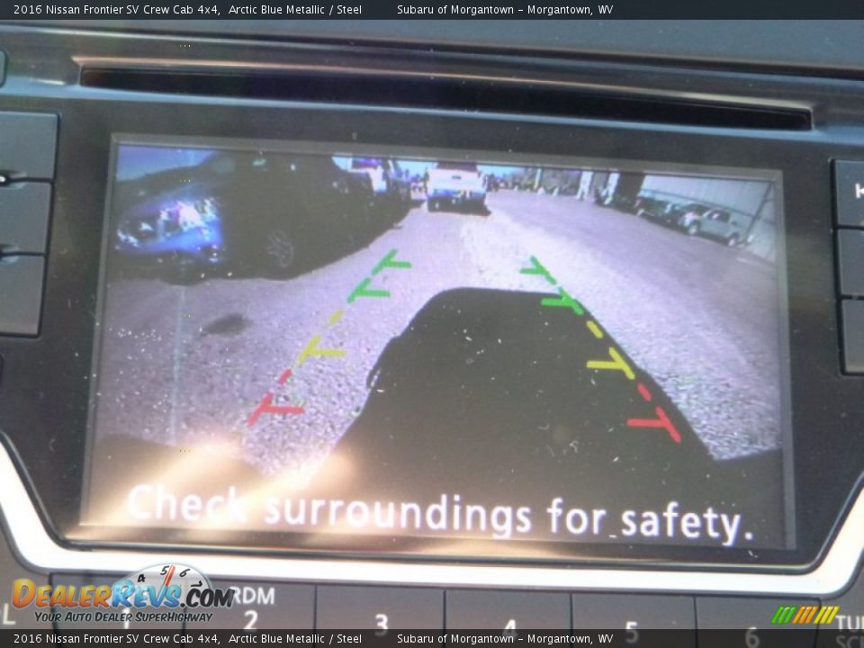 2016 Nissan Frontier SV Crew Cab 4x4 Arctic Blue Metallic / Steel Photo #18
