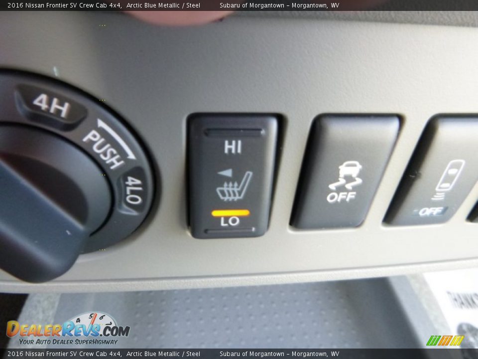 2016 Nissan Frontier SV Crew Cab 4x4 Arctic Blue Metallic / Steel Photo #19