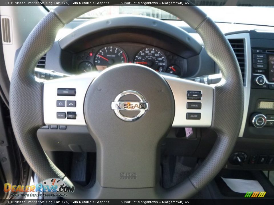 2016 Nissan Frontier SV King Cab 4x4 Steering Wheel Photo #17