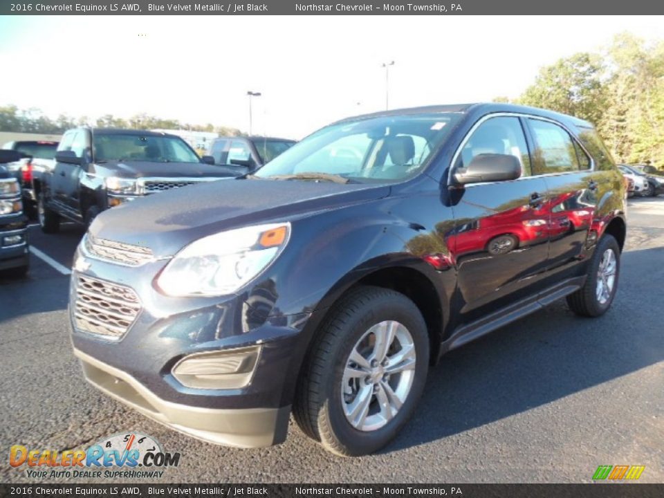 2016 Chevrolet Equinox LS AWD Blue Velvet Metallic / Jet Black Photo #1