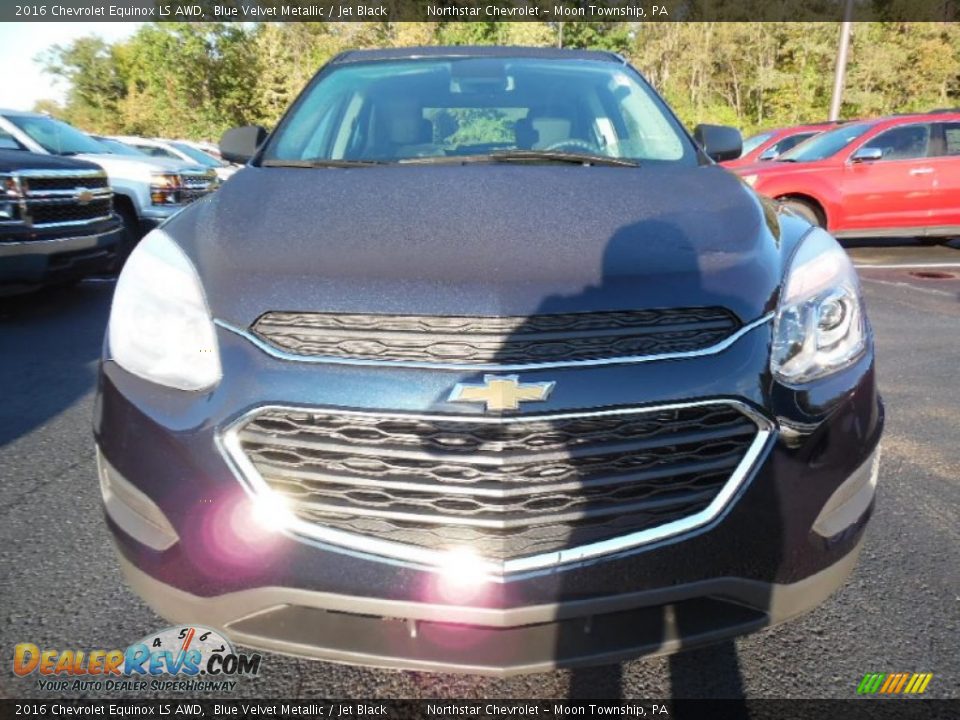 2016 Chevrolet Equinox LS AWD Blue Velvet Metallic / Jet Black Photo #2