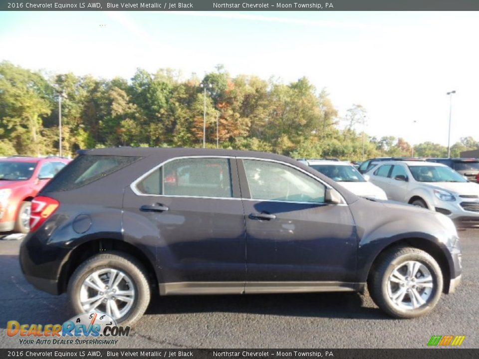 2016 Chevrolet Equinox LS AWD Blue Velvet Metallic / Jet Black Photo #4