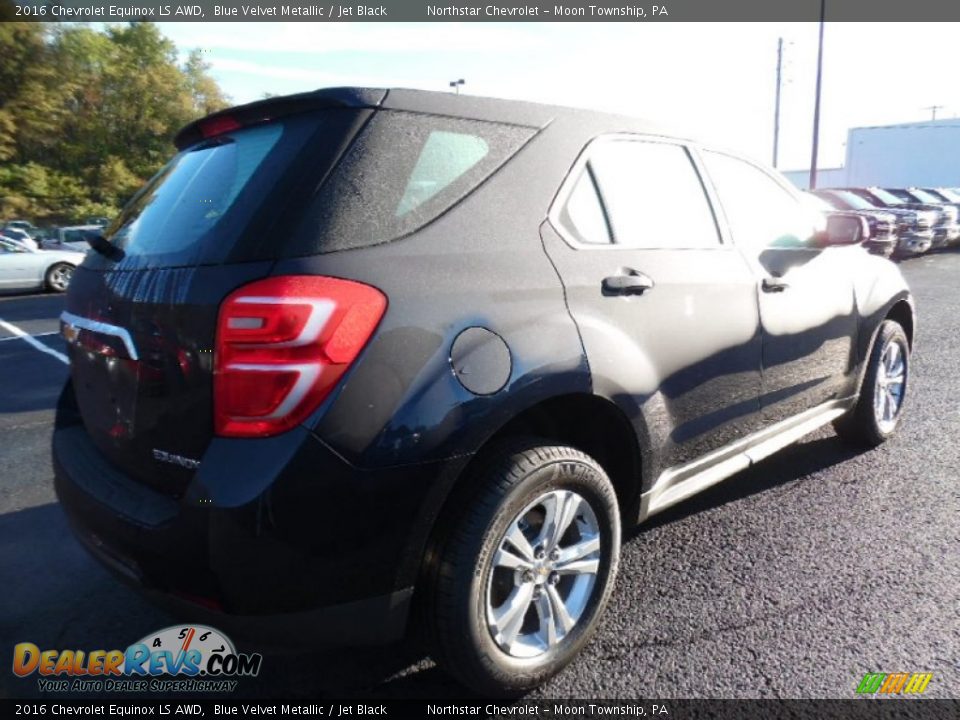 2016 Chevrolet Equinox LS AWD Blue Velvet Metallic / Jet Black Photo #6
