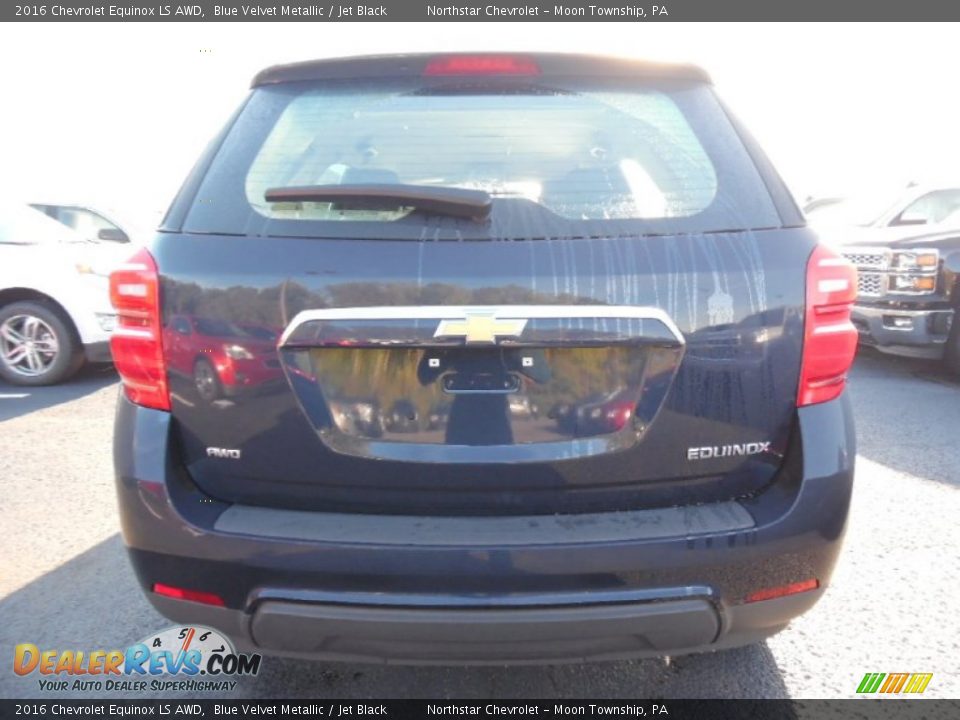 2016 Chevrolet Equinox LS AWD Blue Velvet Metallic / Jet Black Photo #7