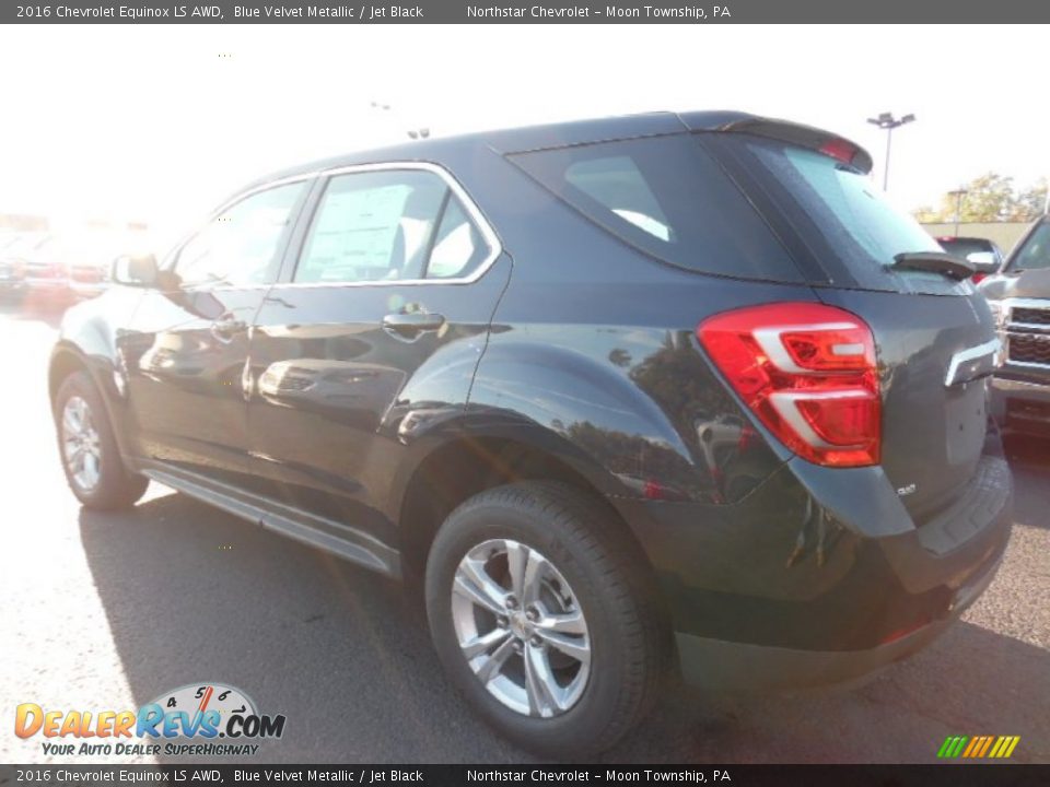 2016 Chevrolet Equinox LS AWD Blue Velvet Metallic / Jet Black Photo #9