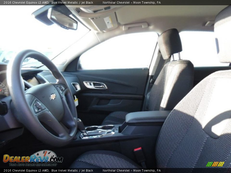 2016 Chevrolet Equinox LS AWD Blue Velvet Metallic / Jet Black Photo #12