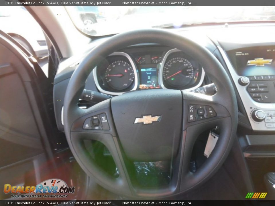 2016 Chevrolet Equinox LS AWD Blue Velvet Metallic / Jet Black Photo #18