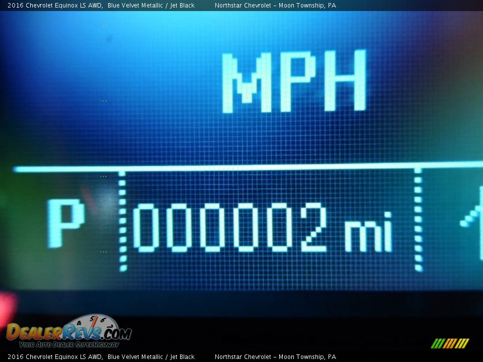 2016 Chevrolet Equinox LS AWD Blue Velvet Metallic / Jet Black Photo #20