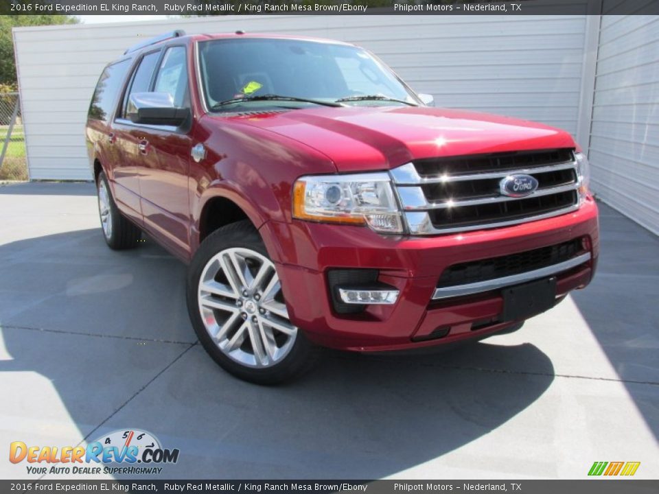 Front 3/4 View of 2016 Ford Expedition EL King Ranch Photo #2