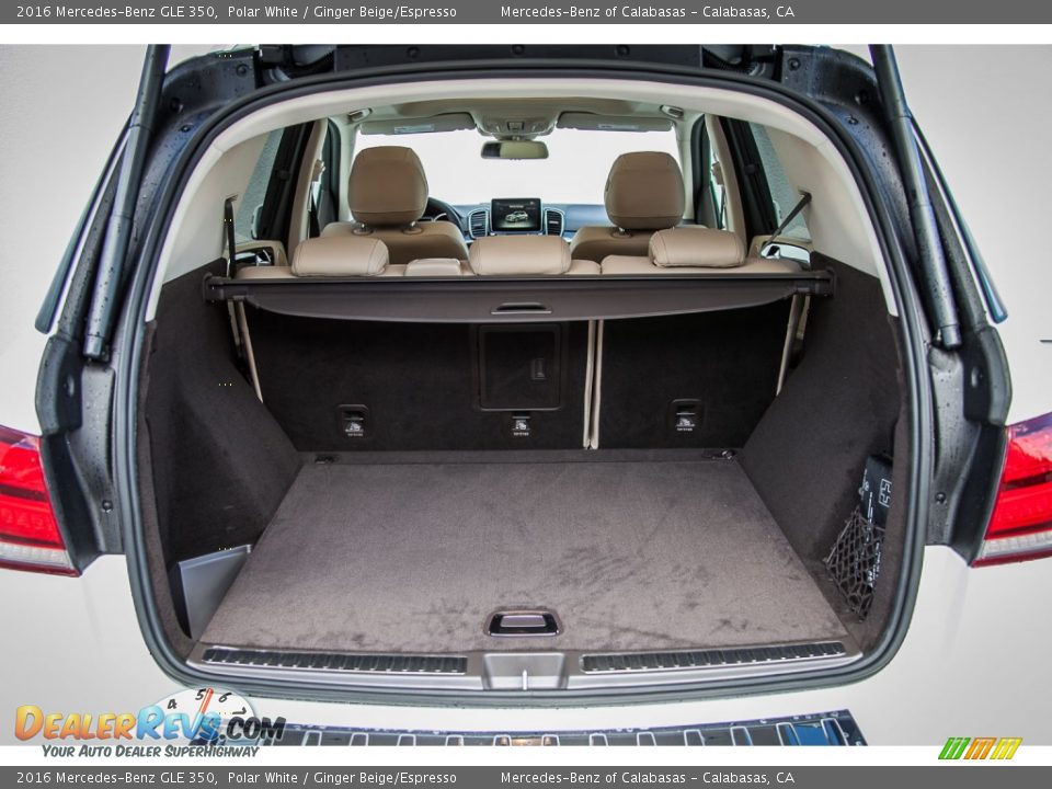 2016 Mercedes-Benz GLE 350 Polar White / Ginger Beige/Espresso Photo #4