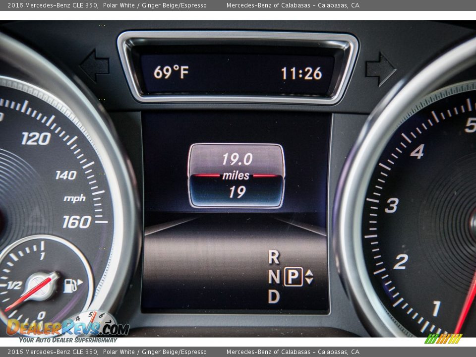 2016 Mercedes-Benz GLE 350 Polar White / Ginger Beige/Espresso Photo #6