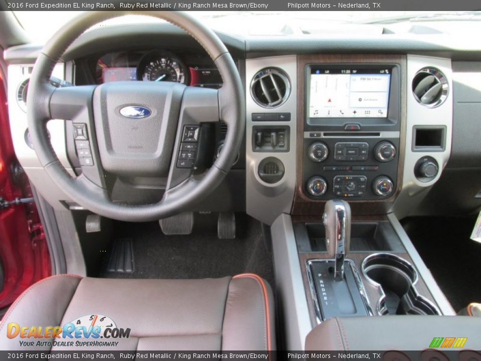 Dashboard of 2016 Ford Expedition EL King Ranch Photo #28