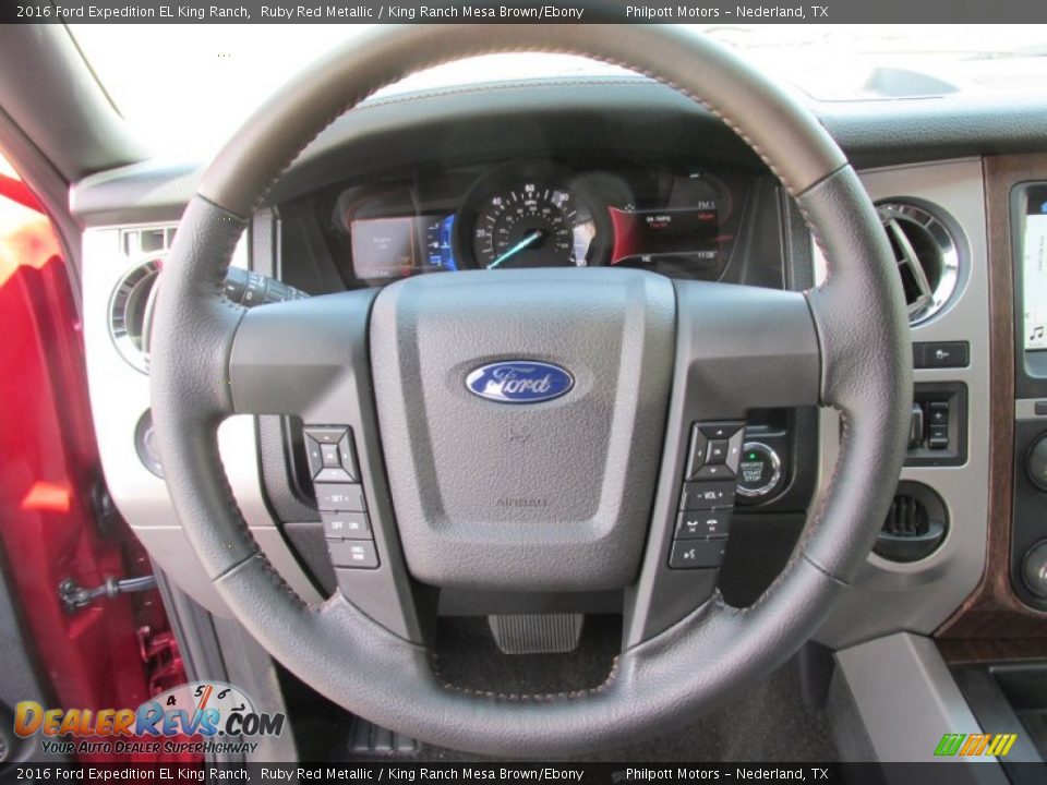 2016 Ford Expedition EL King Ranch Steering Wheel Photo #35