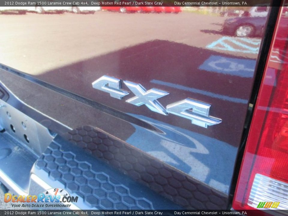 2012 Dodge Ram 1500 Laramie Crew Cab 4x4 Deep Molten Red Pearl / Dark Slate Gray Photo #7