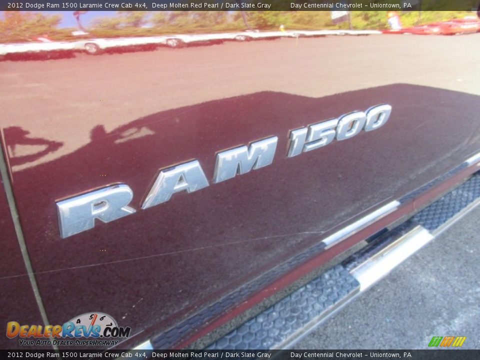 2012 Dodge Ram 1500 Laramie Crew Cab 4x4 Deep Molten Red Pearl / Dark Slate Gray Photo #19